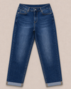 Hello Miss | Mom jeans Mona-1 Donkerblauw