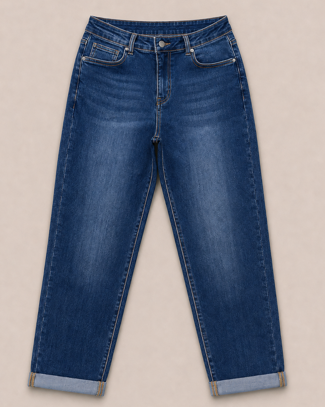 Hello Miss | Mom jeans Mona-1 Donkerblauw