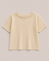 Top met wijde hals Vivey Beige