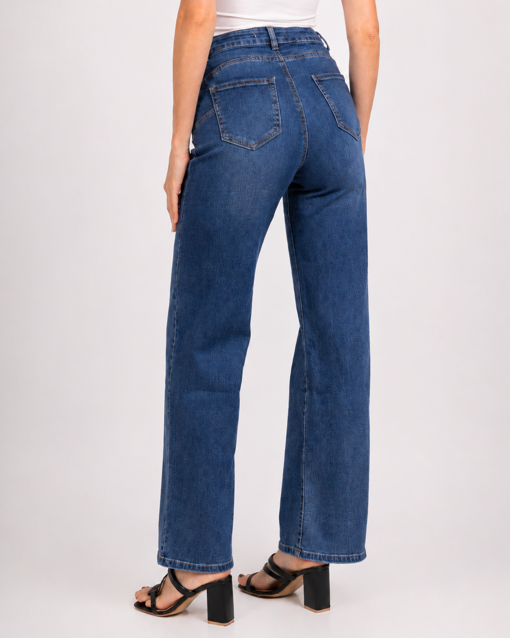 Goodies | Wide leg jeans Jenske Donkerblauw