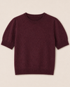 Glitter top Sarah Aubergine