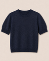 Glitter top Sarah Donkerblauw