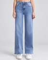 Hello Miss | Wide leg jeans Liz-7 Blauw