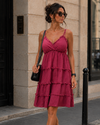 Rafel jurk Jolie Bordeaux