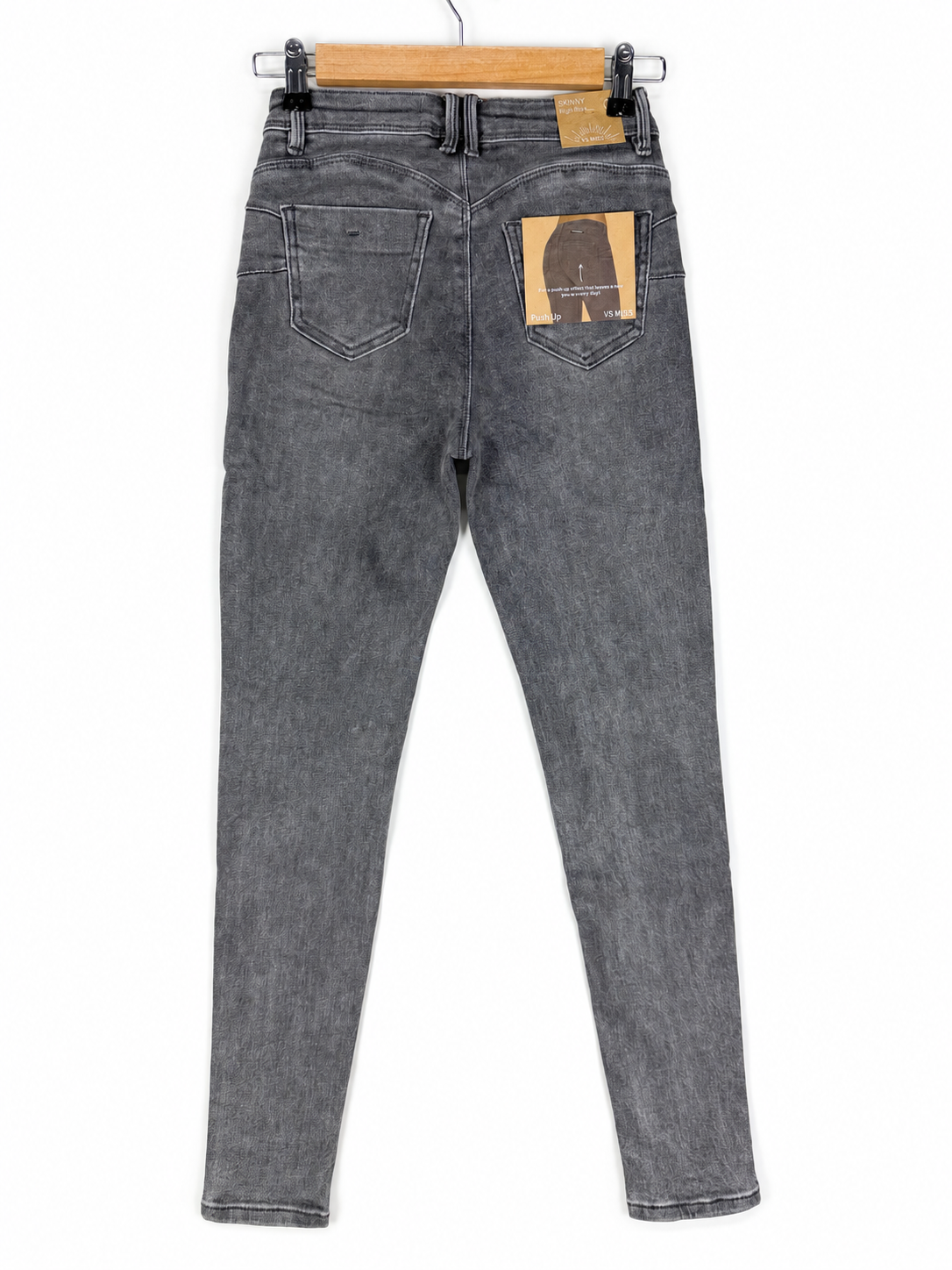 VS Miss | Skinny jeans push up Temmy Donkergrijs