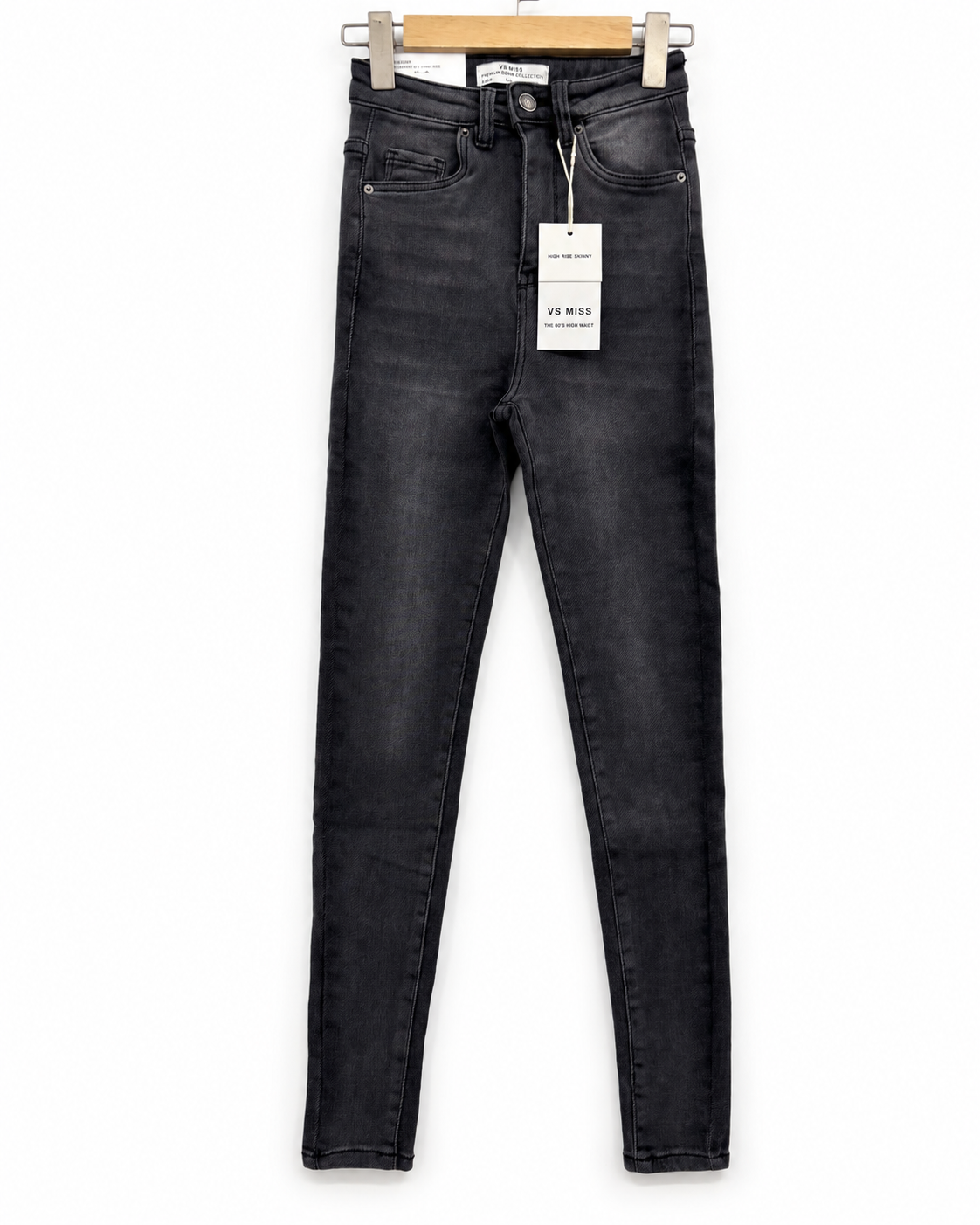VS Miss | Skinny jeans super high waist Pien Donkergrijs