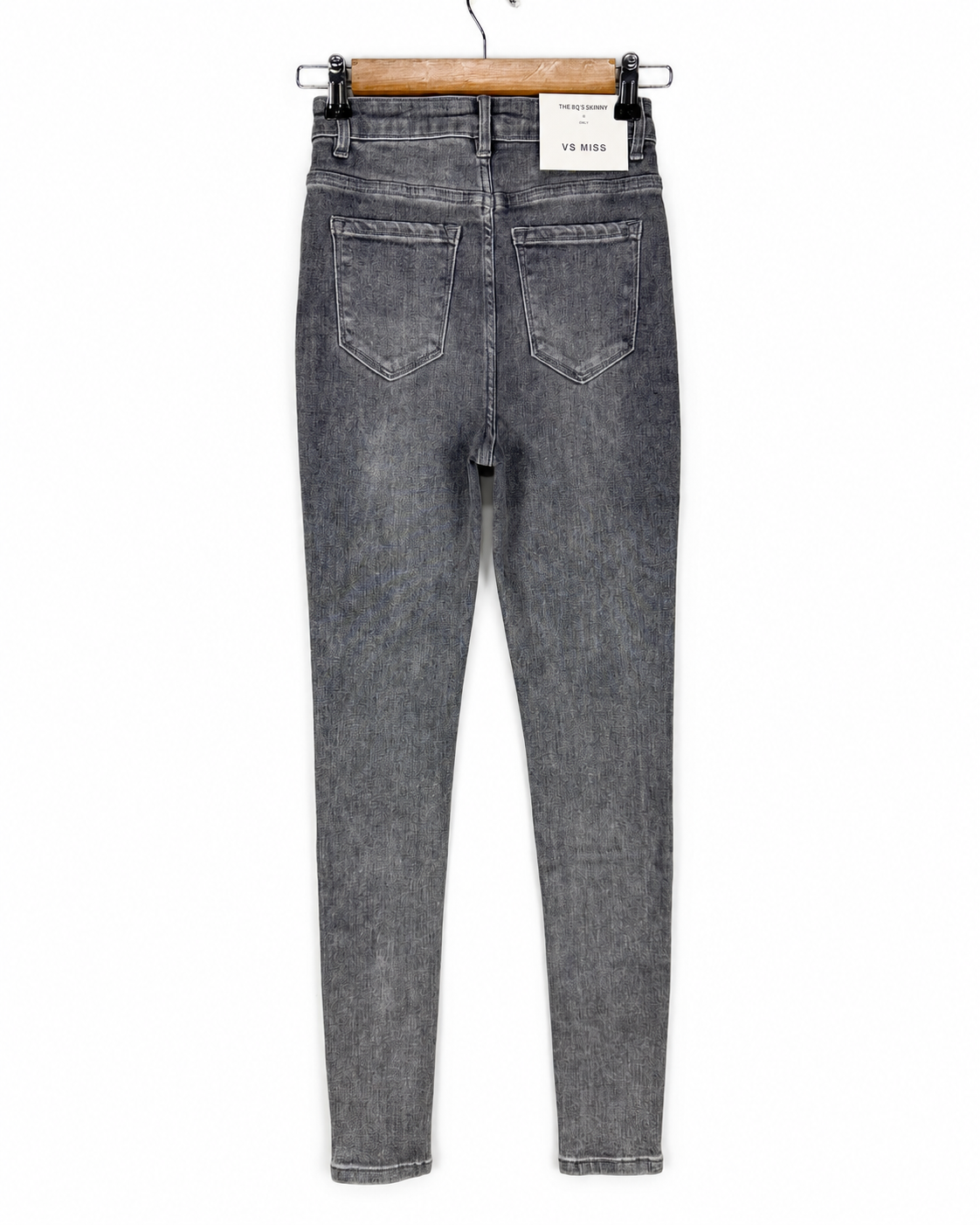 VS Miss | Skinny jeans super high waist Saar Donkergrijs