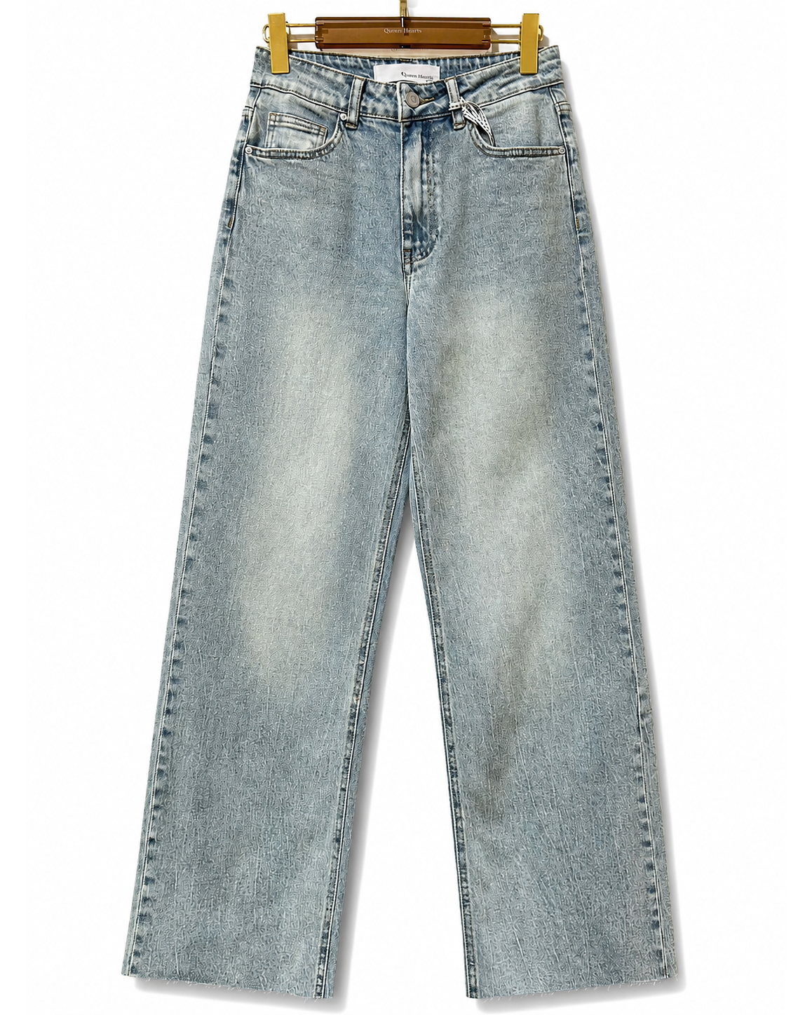 Queen Hearts | Wide leg jeans Nina-22 Lichtblauw