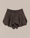 Ballon short Sissy Donkerbruin