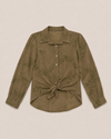 Blouse met strik Evelyn Groen