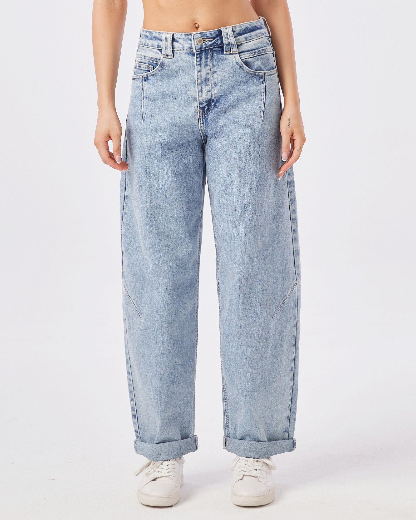 Laulia | Ballon jeans Rilana-1 Lichtblauw