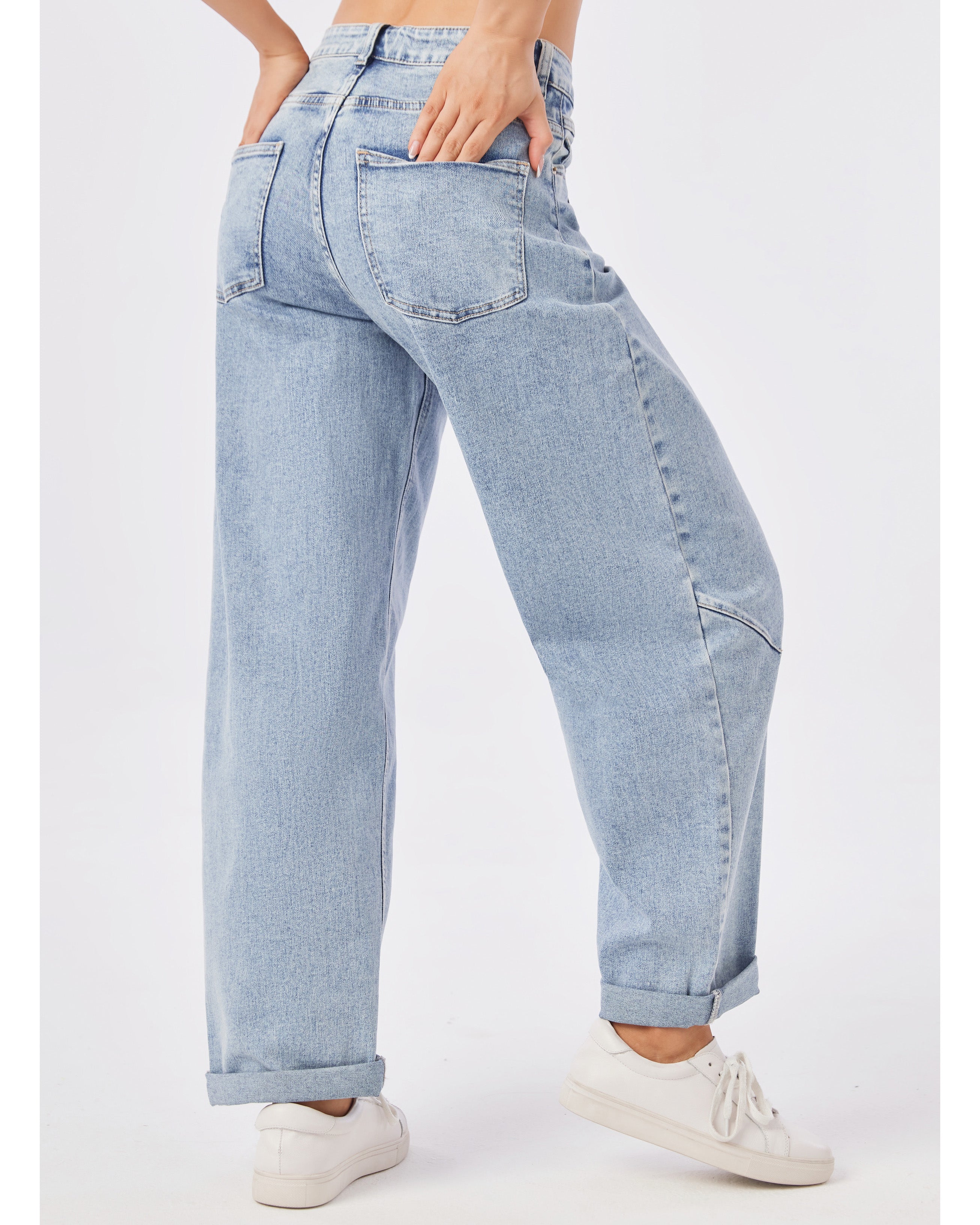 Laulia | Ballon jeans Rilana-1 Lichtblauw