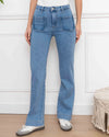 Folyrose | Wide leg jeans Elles-R Blauw