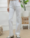 Folyrose | Wide leg jeans Elles-B Wit