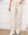 Folyrose | Wide leg jeans Zita-C Beige