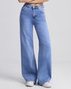 Hello Miss | Wide leg jeans Amber-7 Blauw