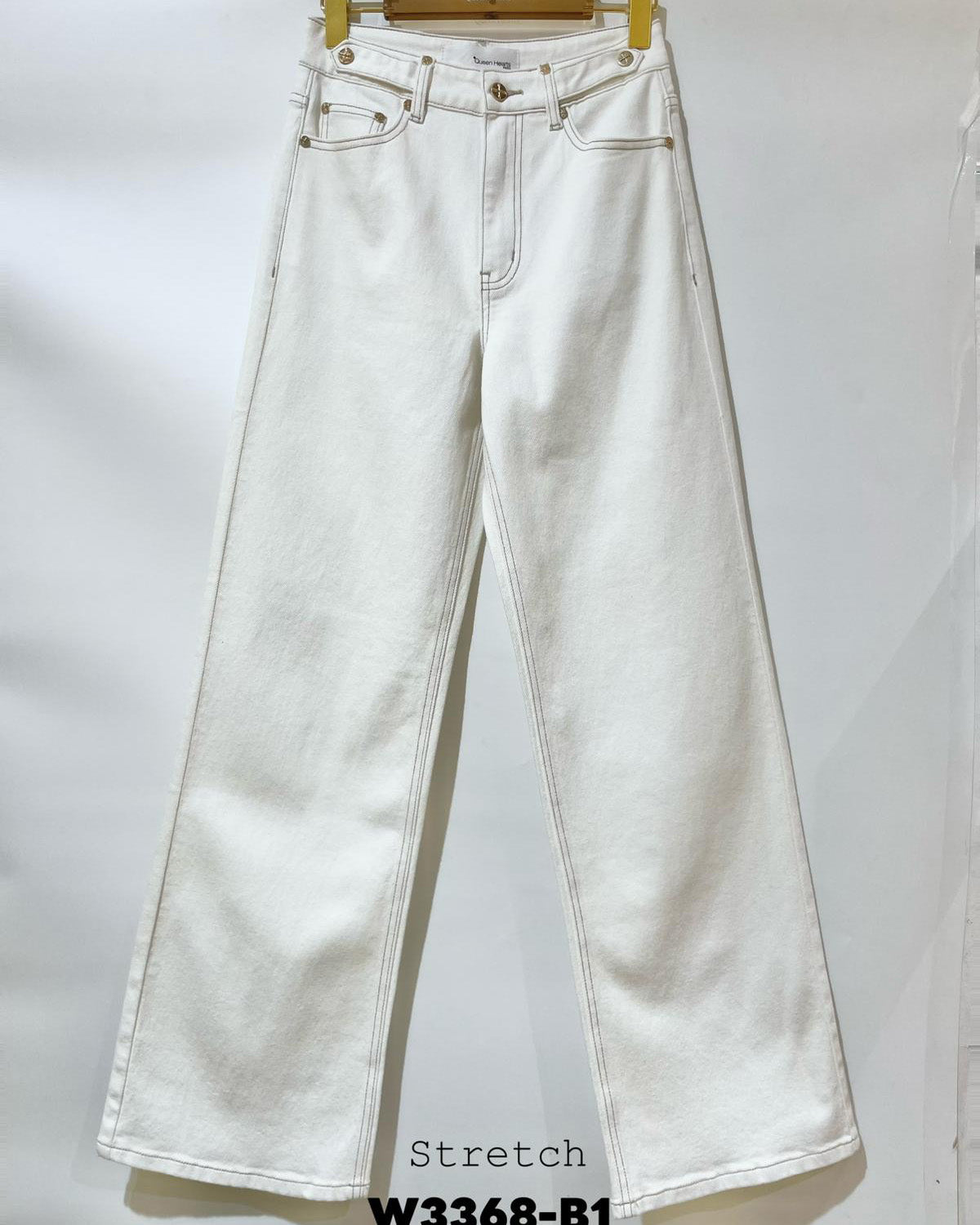 Queen Hearts | Wide leg, Straight jeans Joelle-B1 Roomwit