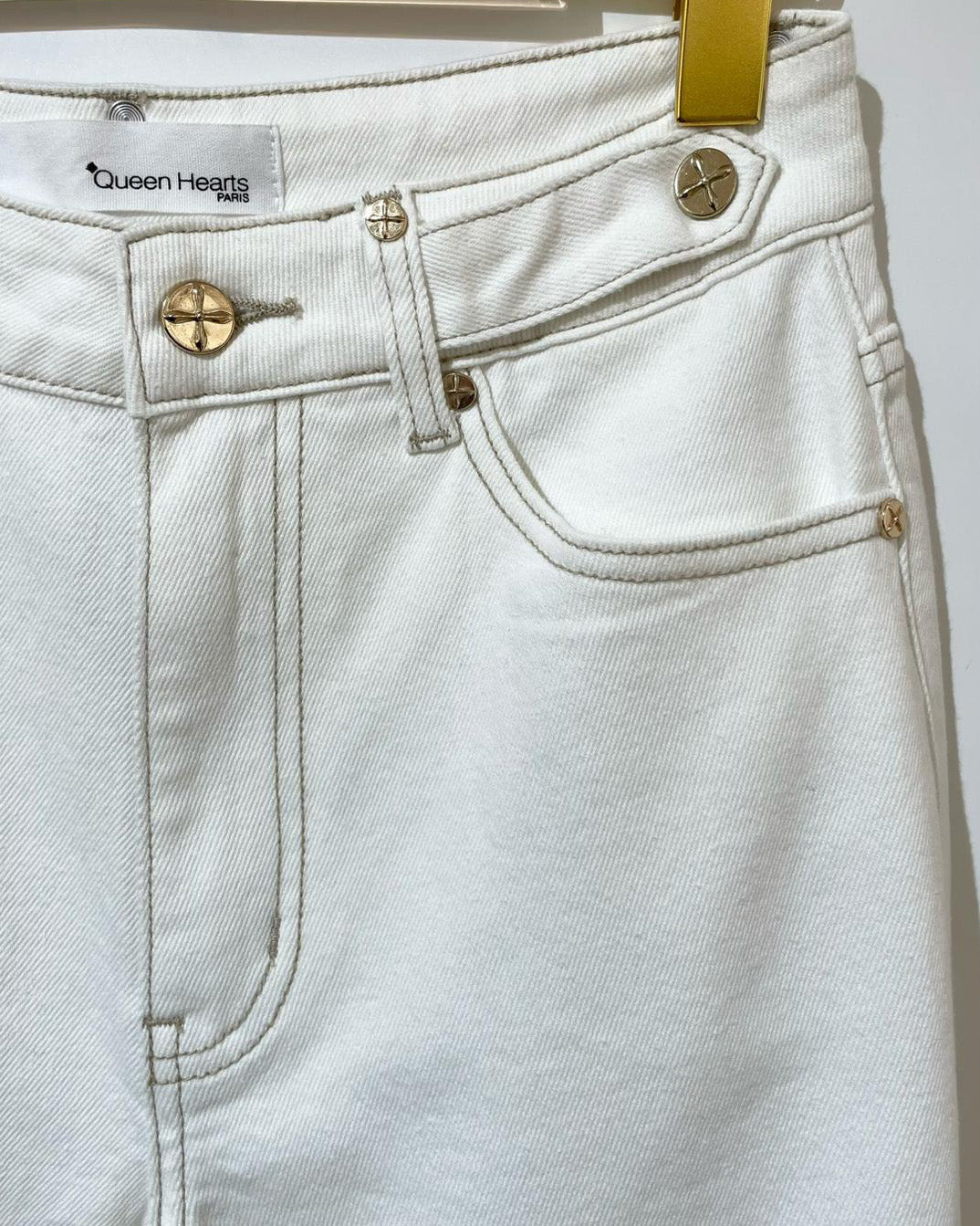 Queen Hearts | Wide leg, Straight jeans Joelle-B1 Roomwit