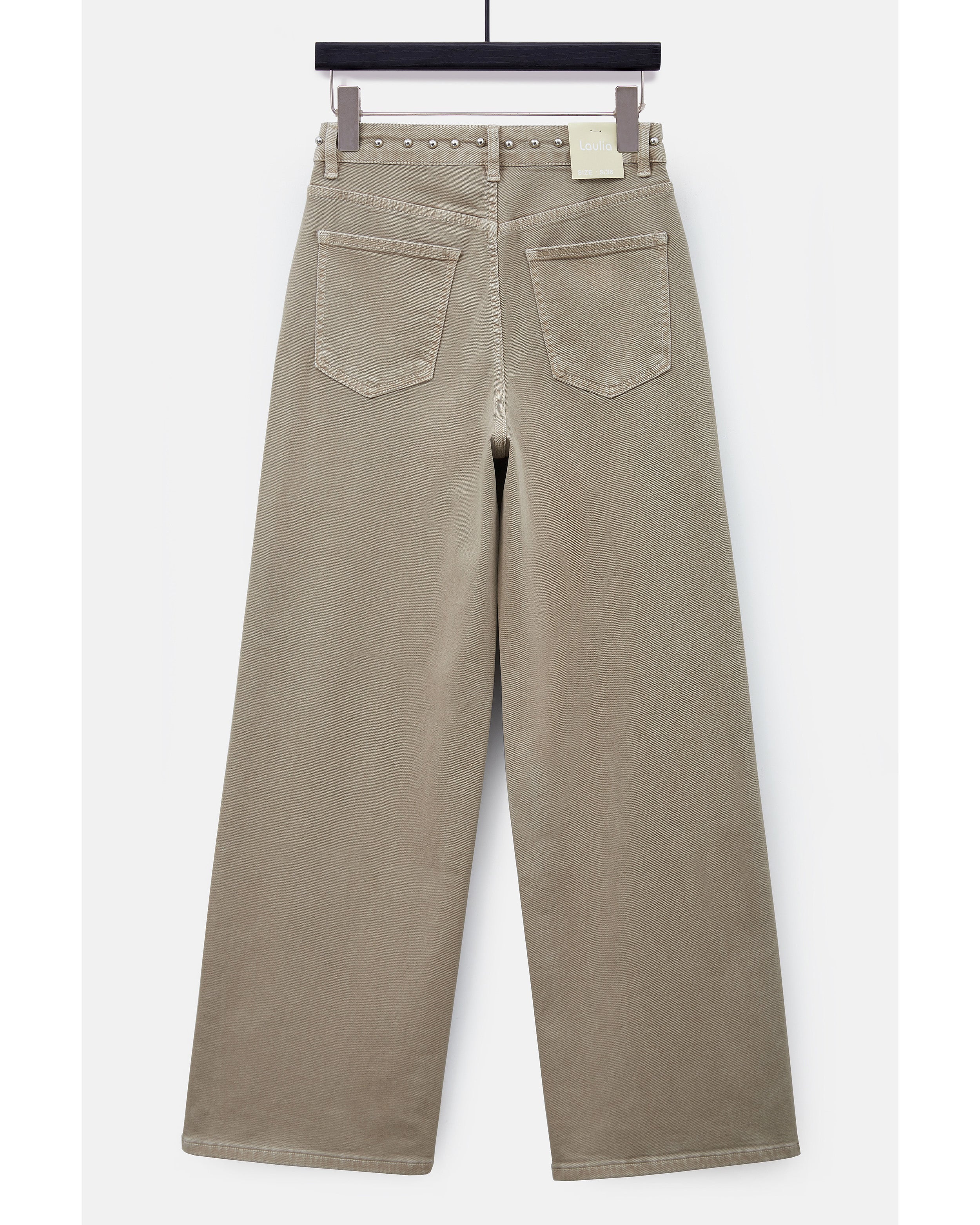 Laulia | Wide leg jeans Mae-2 Beige