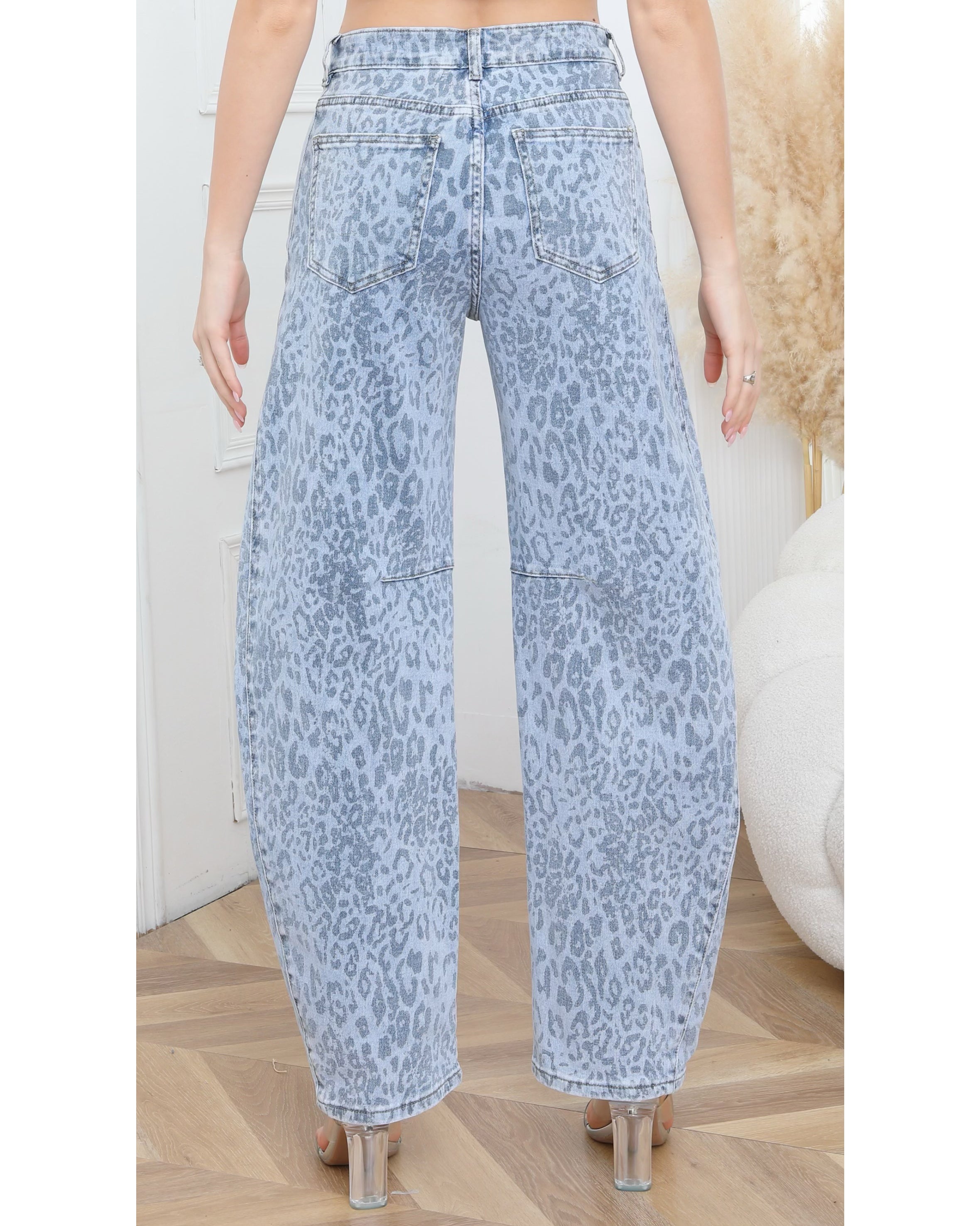 Laulia | Barrel jeans Jade-6 Blauw