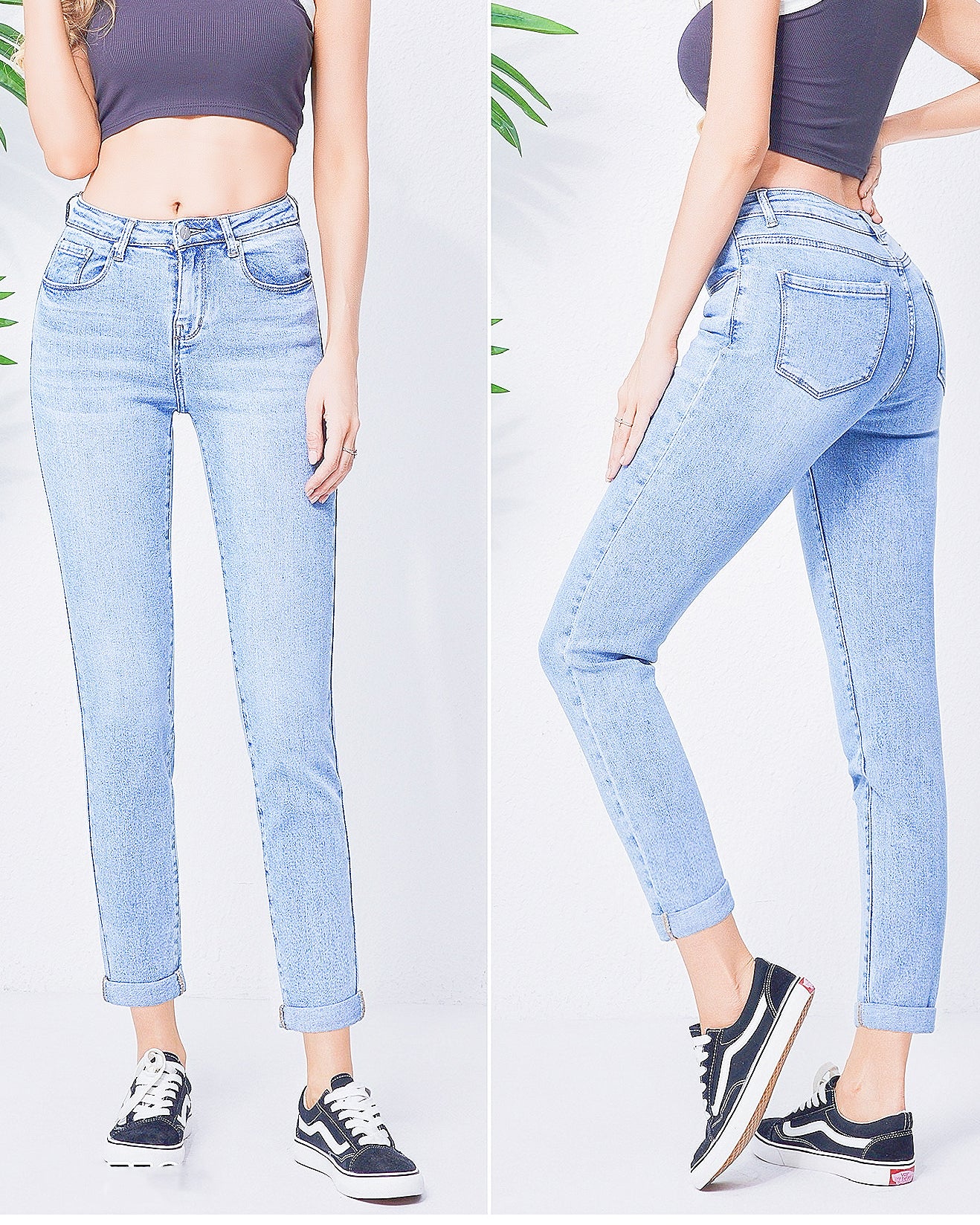 Hello Miss | Regular jeans Genova-2 Lichtblauw