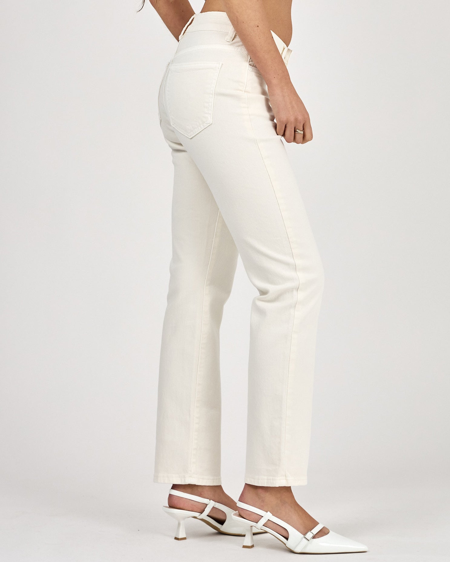 Ana & Lucy | Straight jeans Kim-W Beige