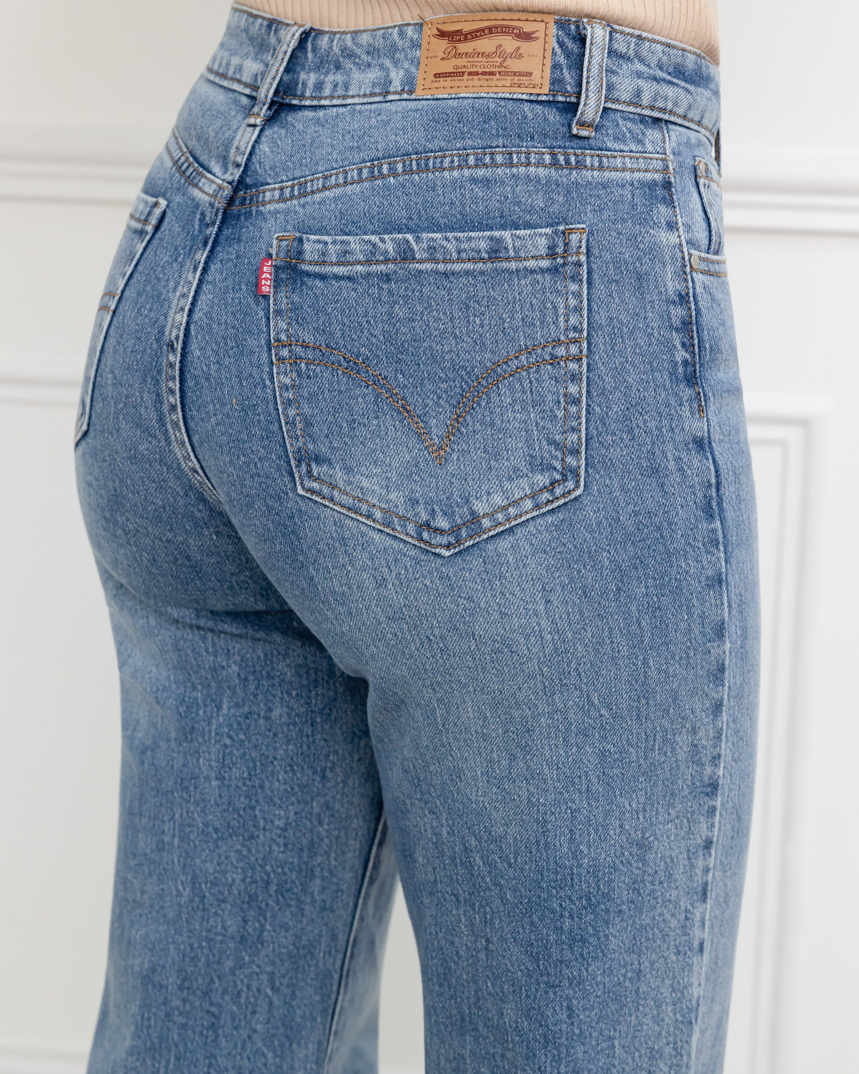 Folyrose | Wide leg jeans Pixy Blauw