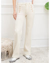 Folyrose | Wide leg jeans Coco-C Beige