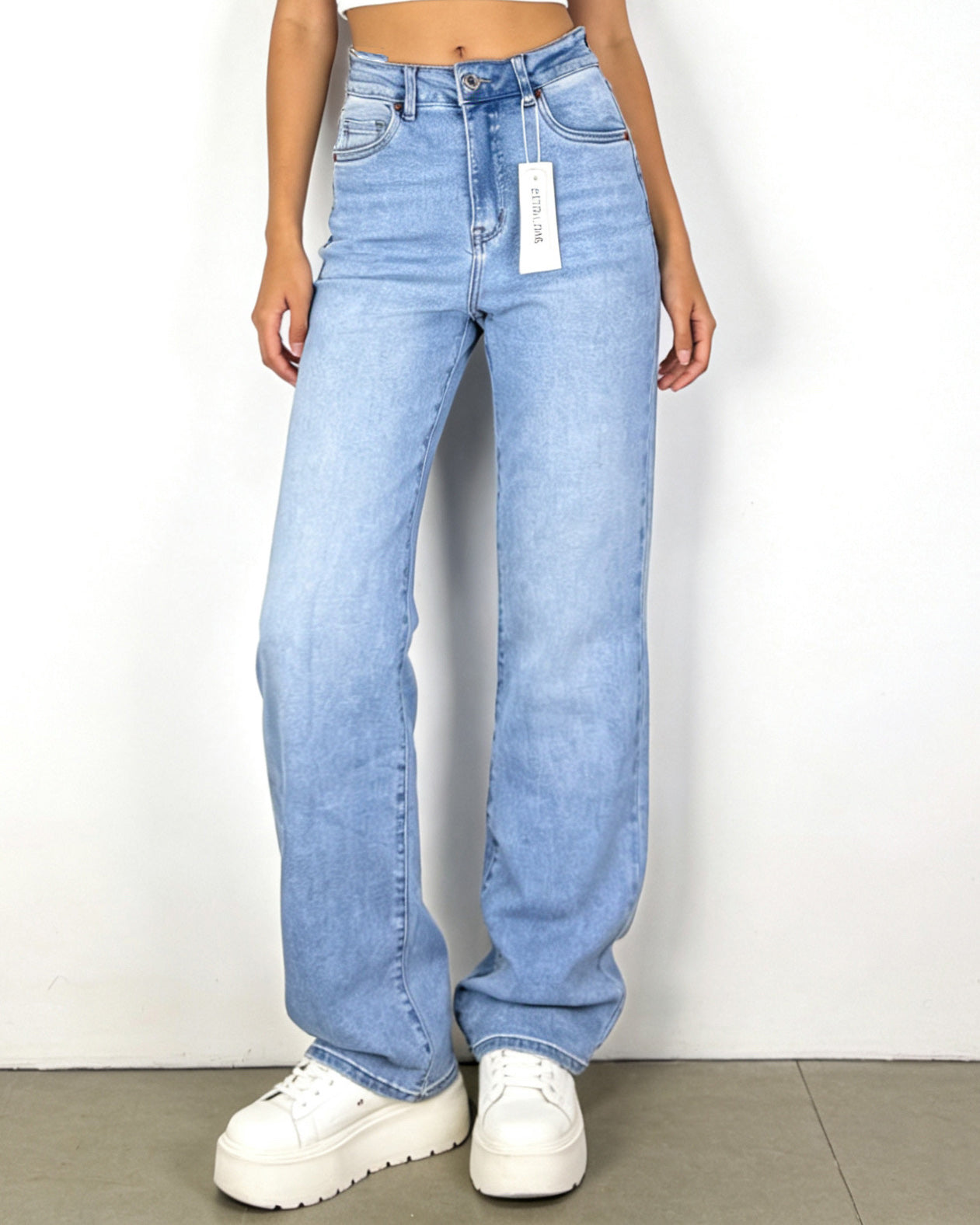 VS Miss | Wide leg, extra long Isa Blauw