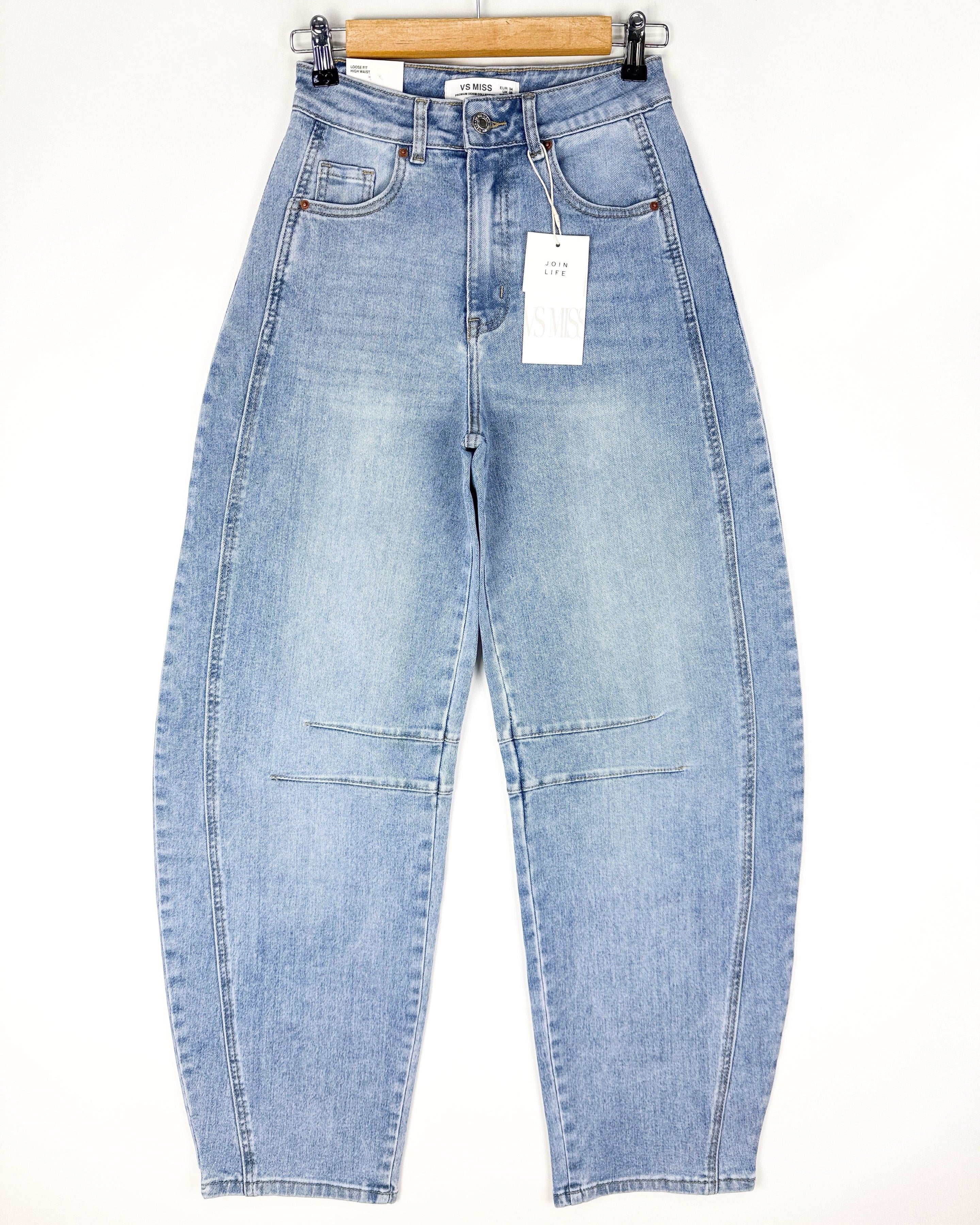 VS Miss | Barrel jeans Evi Lichtblauw