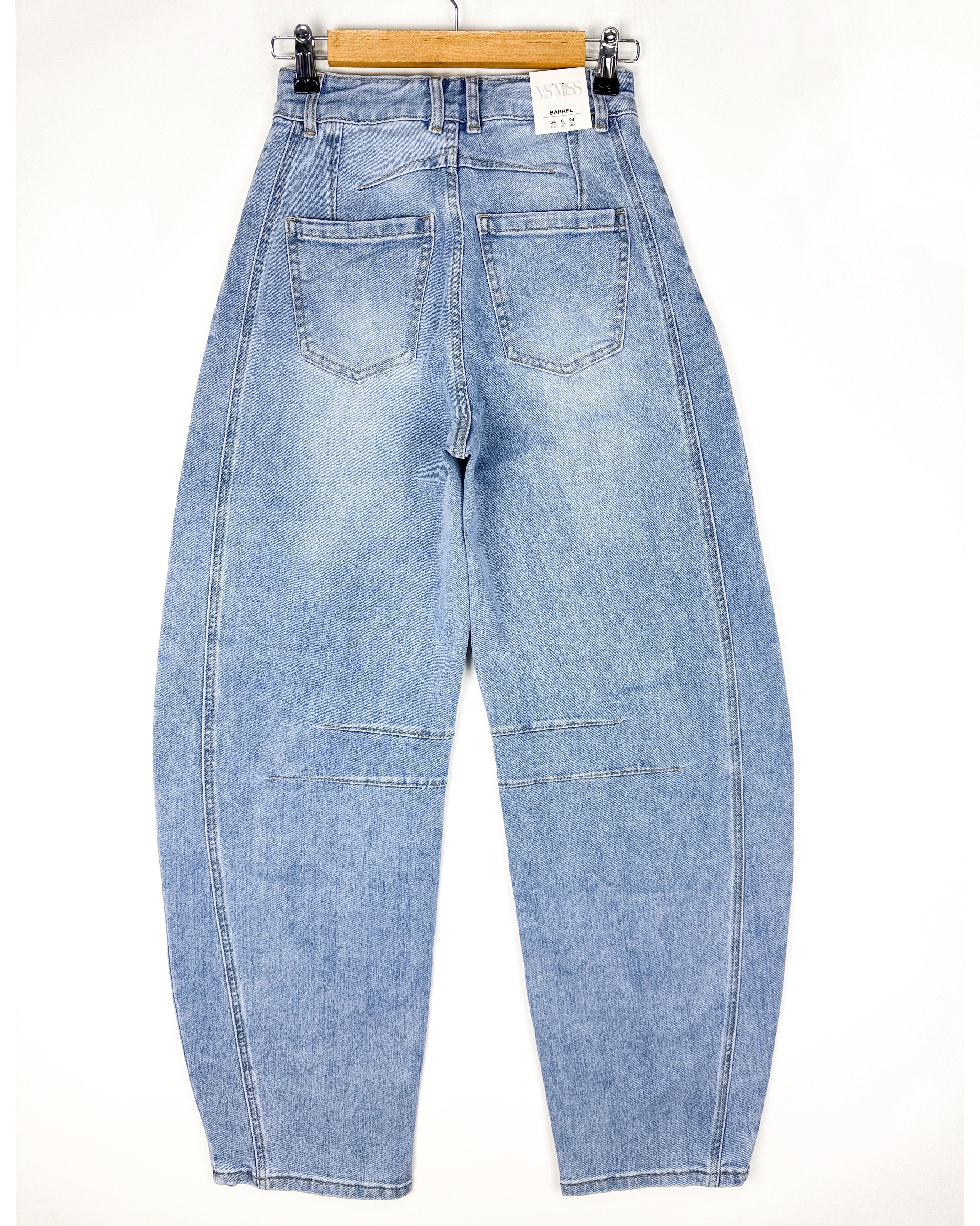 VS Miss | Barrel jeans Evi Lichtblauw