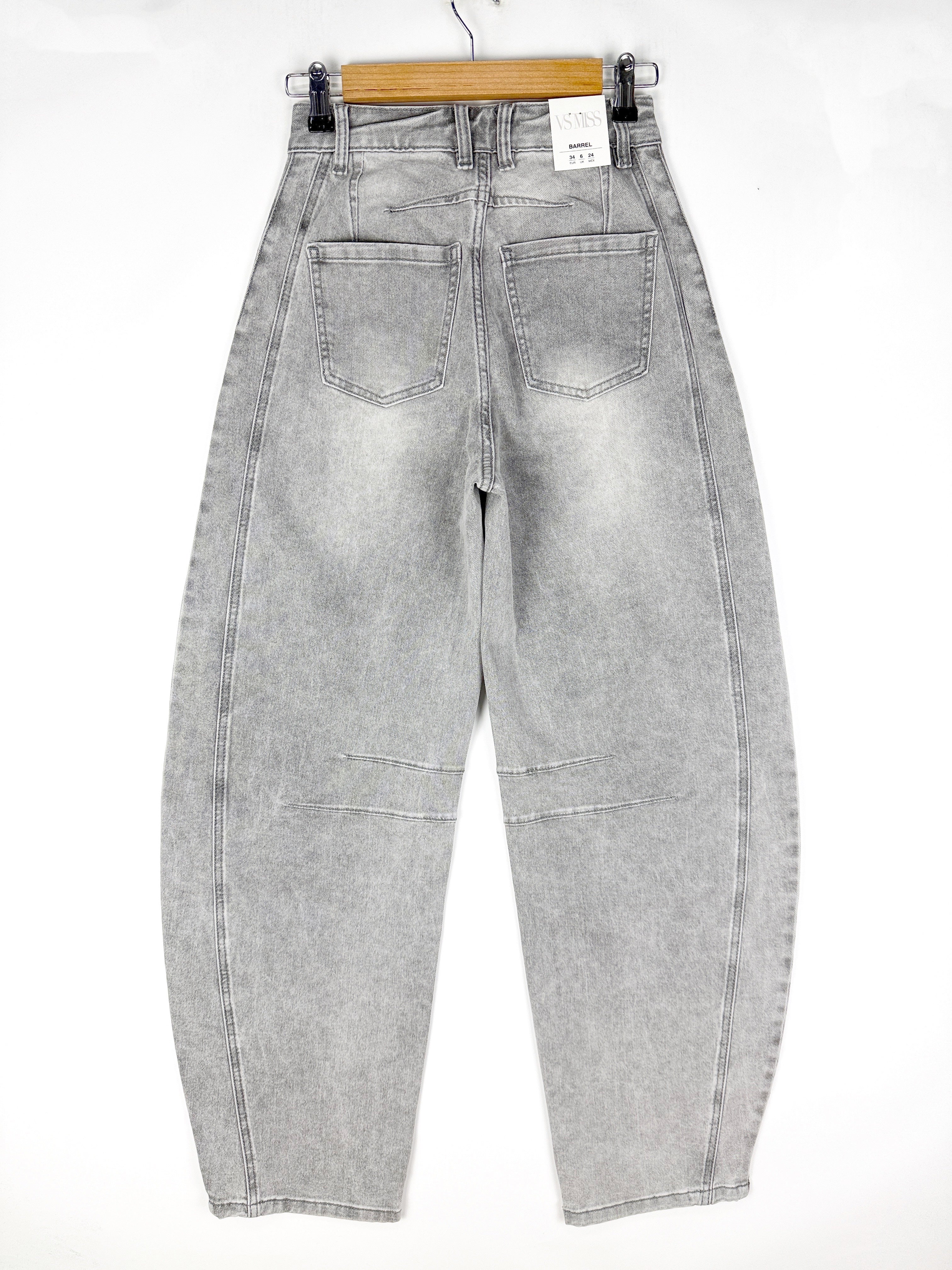 VS Miss | Barrel jeans Lotte Grijs