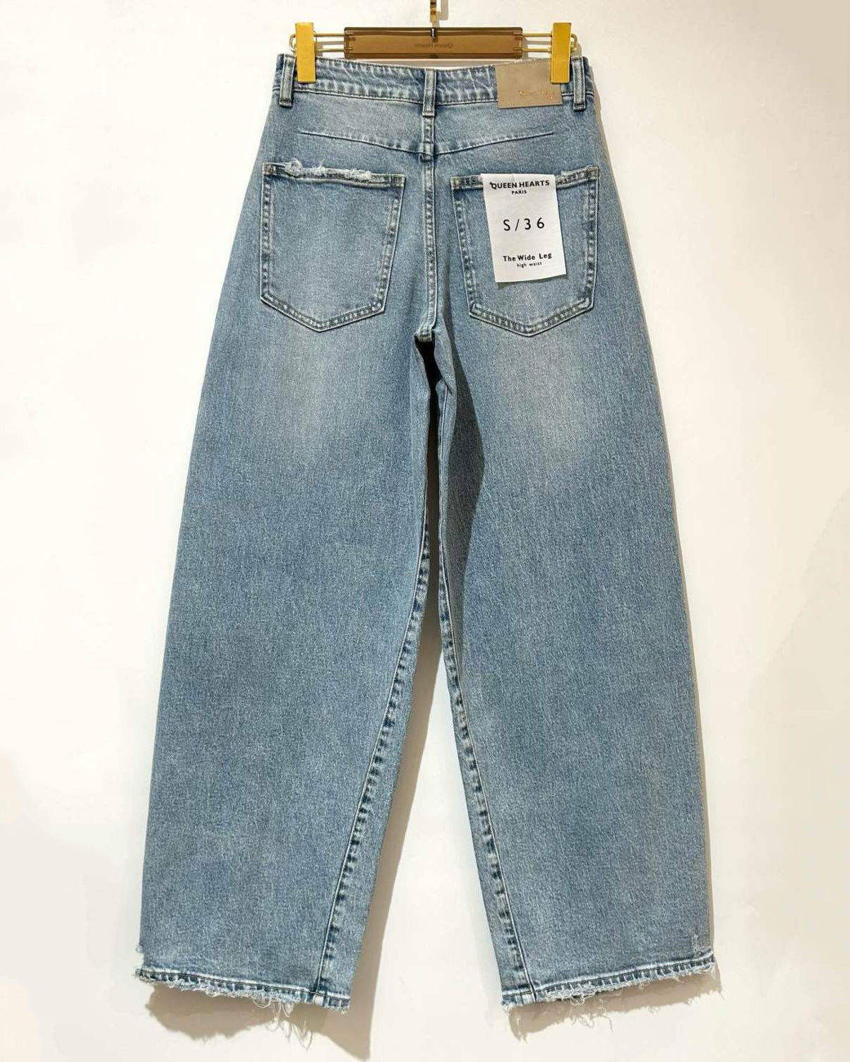Queen Hearts | Barrel jeans, high waist Yill Lichtblauw