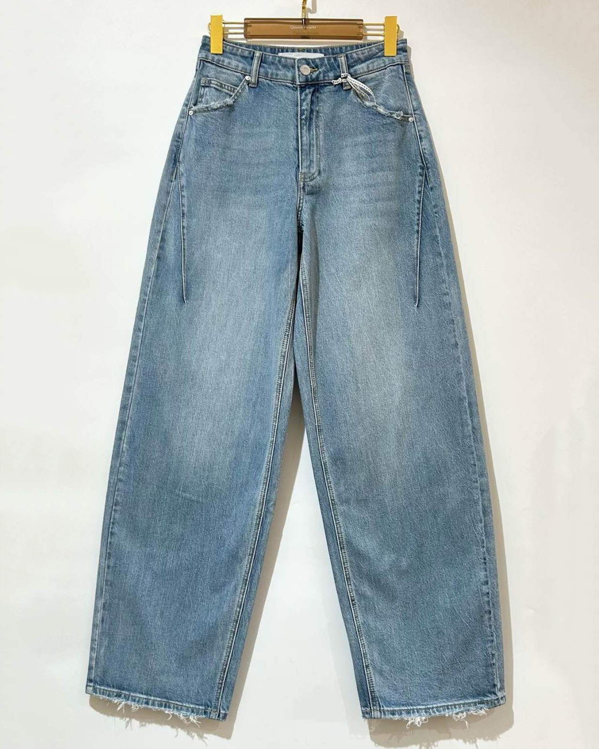 Queen Hearts | Barrel jeans Joy Blauw
