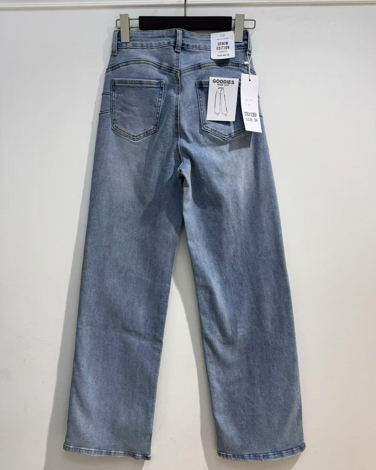 Goodies | Wide leg jeans Rosina Blauw