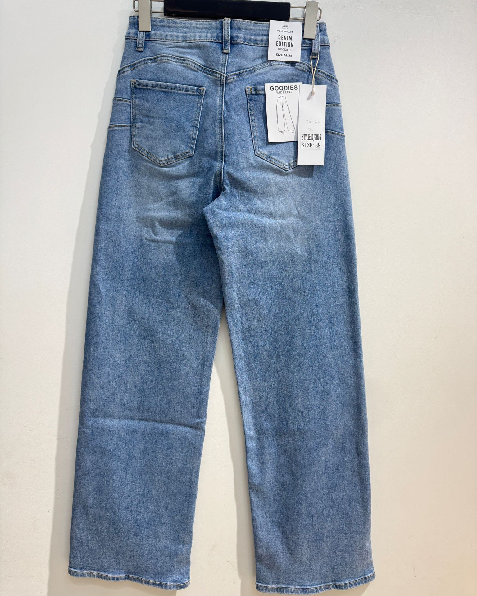Goodies | Wide leg jeans Juna Blauw