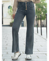 Folyrose | Wide leg jeans Mika-S2 Donkergrijs
