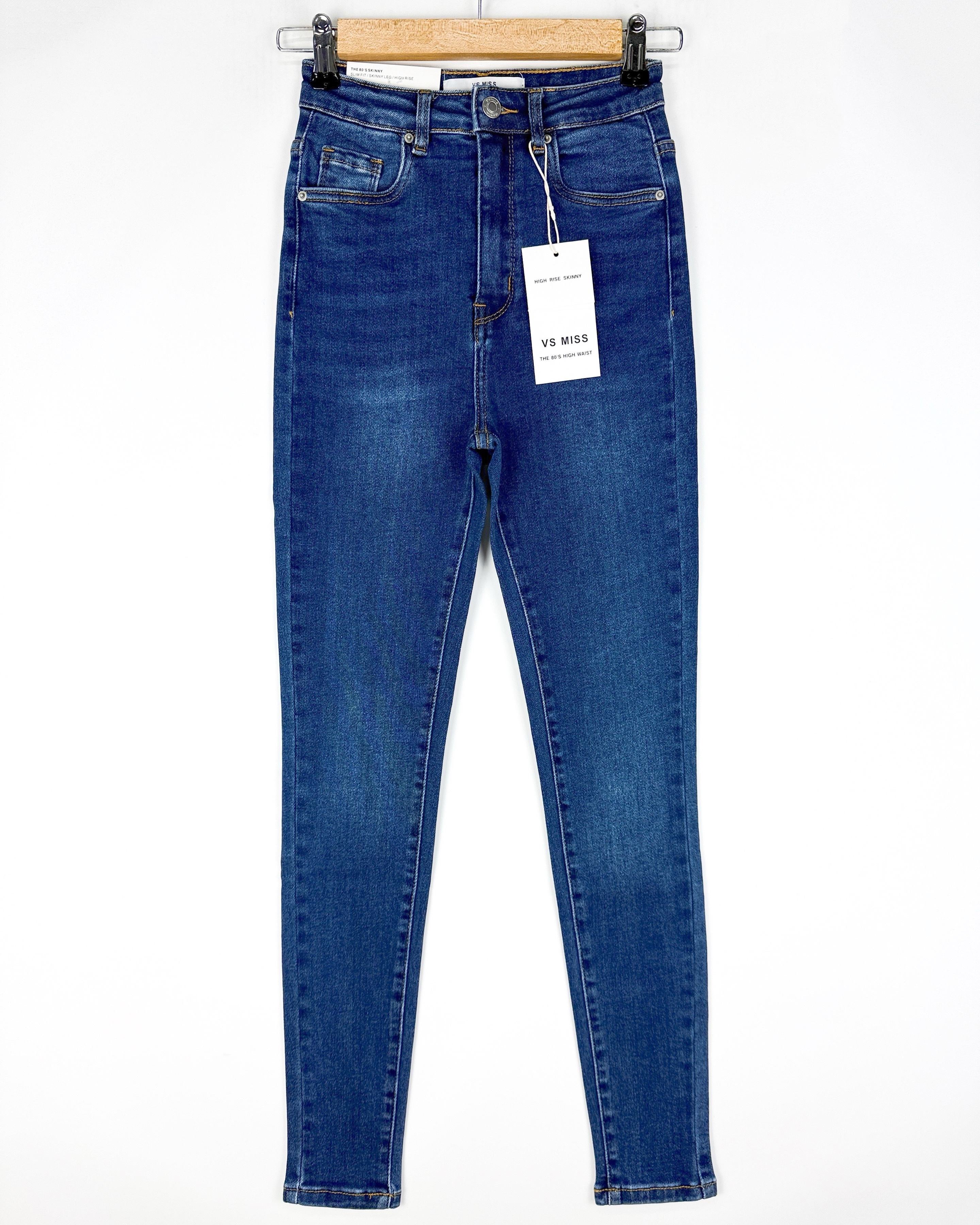 VS Miss | Skinny jeans, Super high waist Desy Donkerblauw