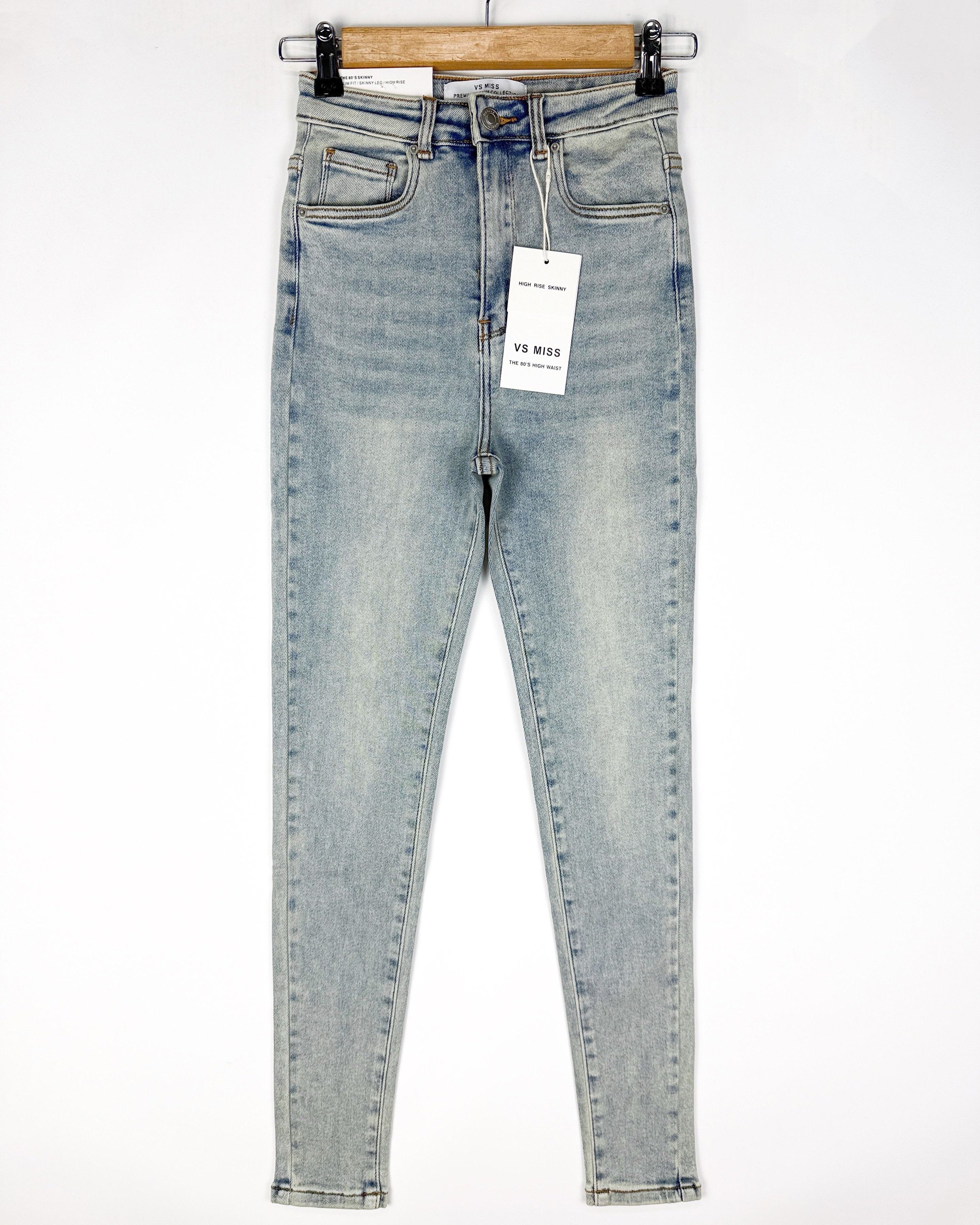VS Miss | Skinny jeans, Super high waist Lizz Blauw