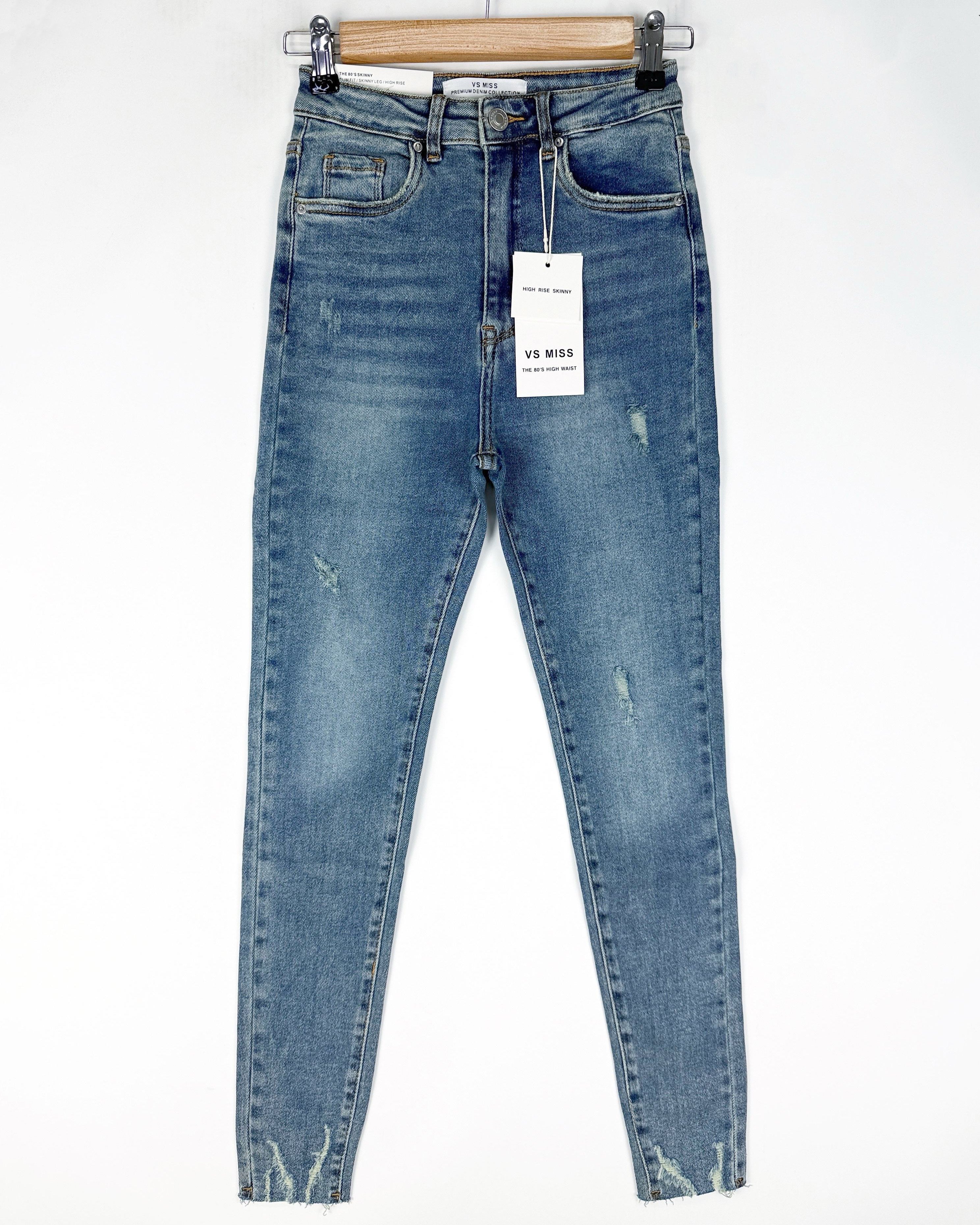 VS Miss | Skinny jeans, Super high waist Olivia Blauw