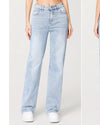 Hello Miss | Wide leg jeans Janneke-6 Lichtblauw