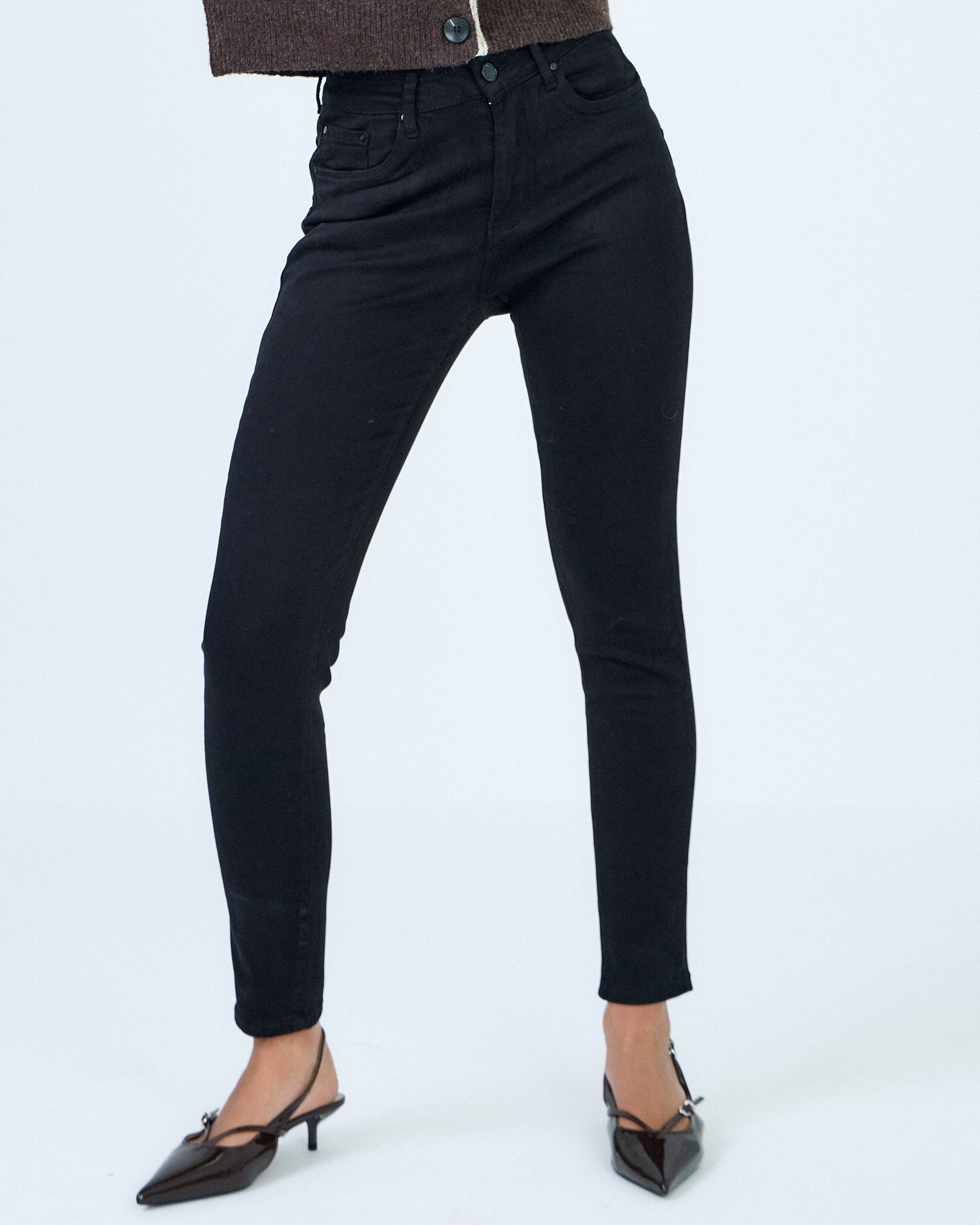 Ana & Lucy | Skinny jeans Melis-A Zwart