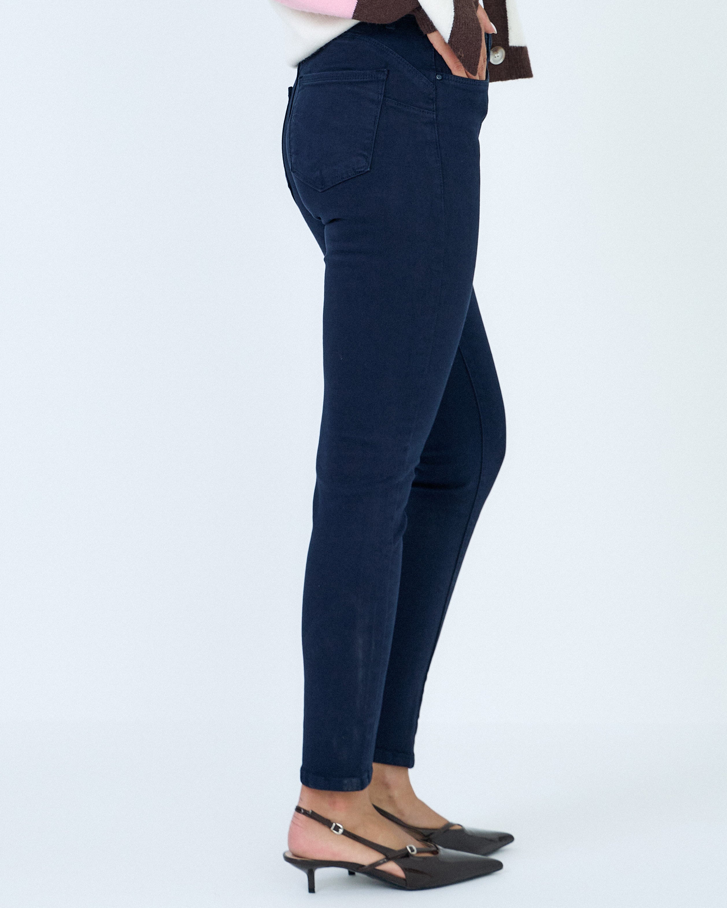 Ana & Lucy | Skinny jeans Melis-B Donkerblauw