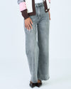 Ana & Lucy | Wide leg jeans Noe-3 Donkergrijs