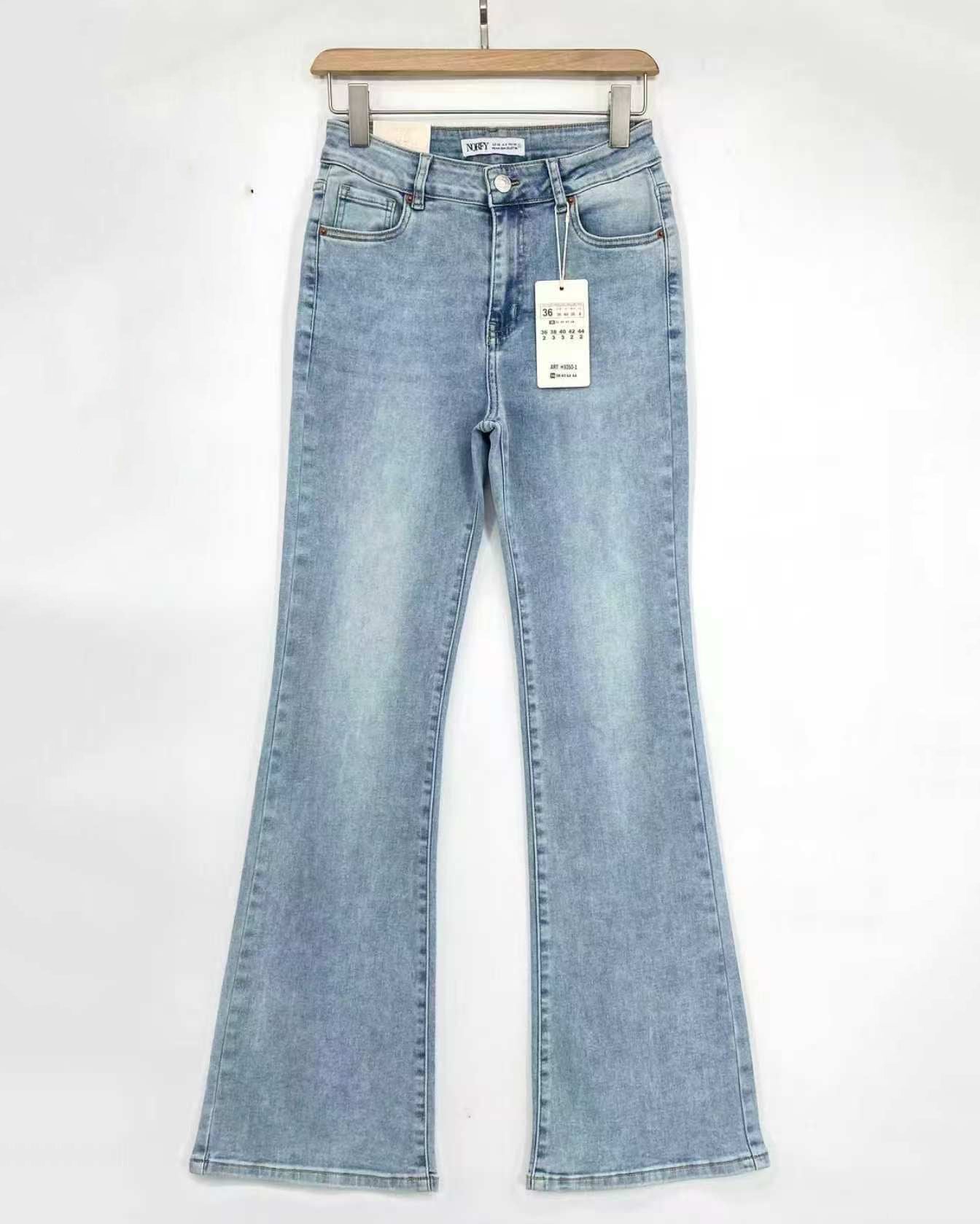 Norfy | Flared jeans Fay-1 Lichtblauw