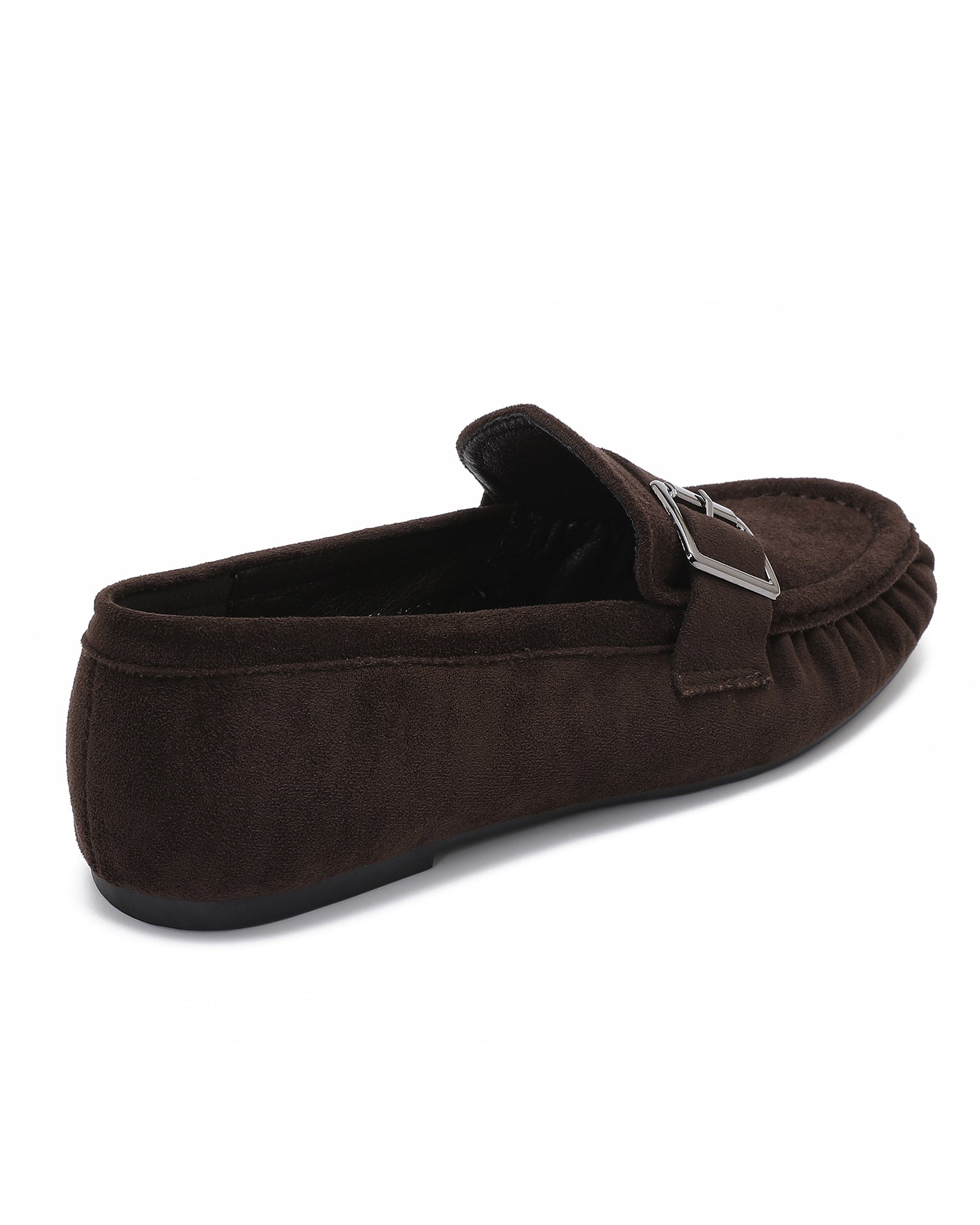 Loafer met gesp Nina Donkerbruin