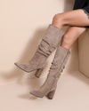 Hoge suedelook laars Jamey Taupe