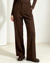 Pantalon Cici Donkerbruin