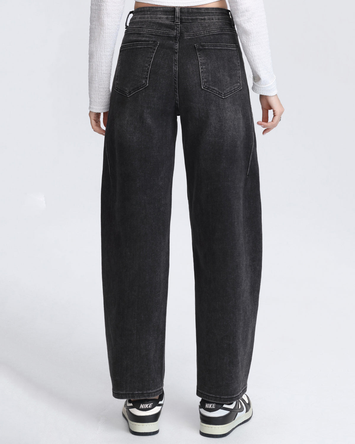 Hello Miss | Ballon jeans Saar-3 Zwart
