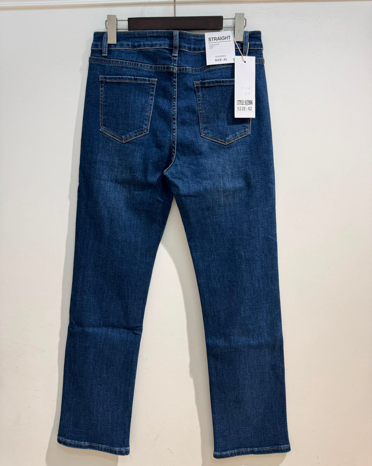 Goodies | Straight jeans Lisse Donkerblauw